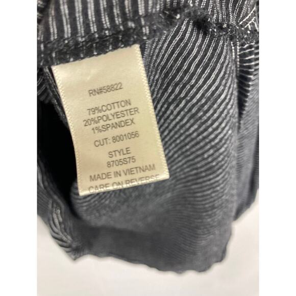 Max Studio Striped Top Size Medium - Picture 4 of 5